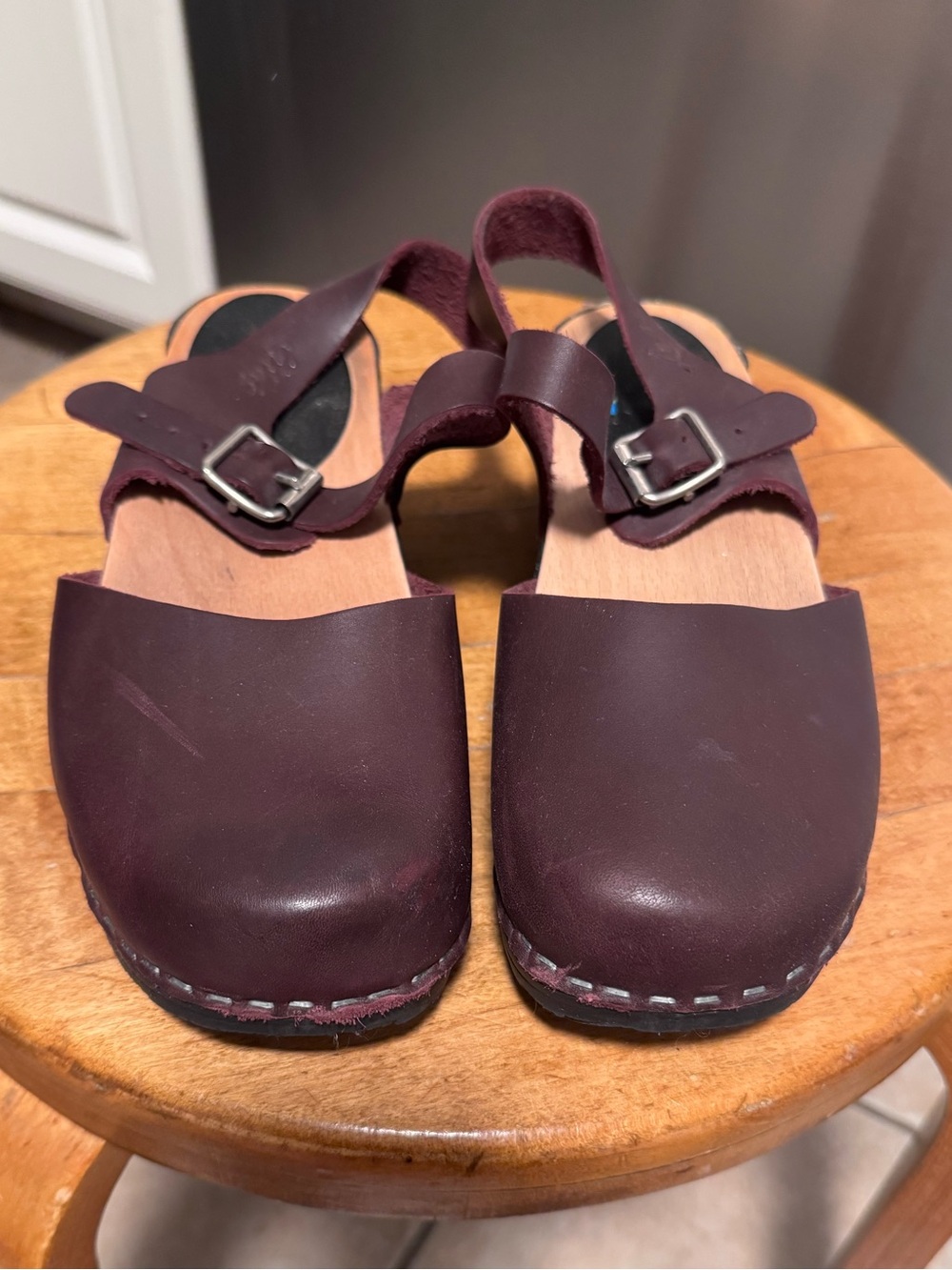 Lotta from Stockholm oxblood clogs size 39 GUC